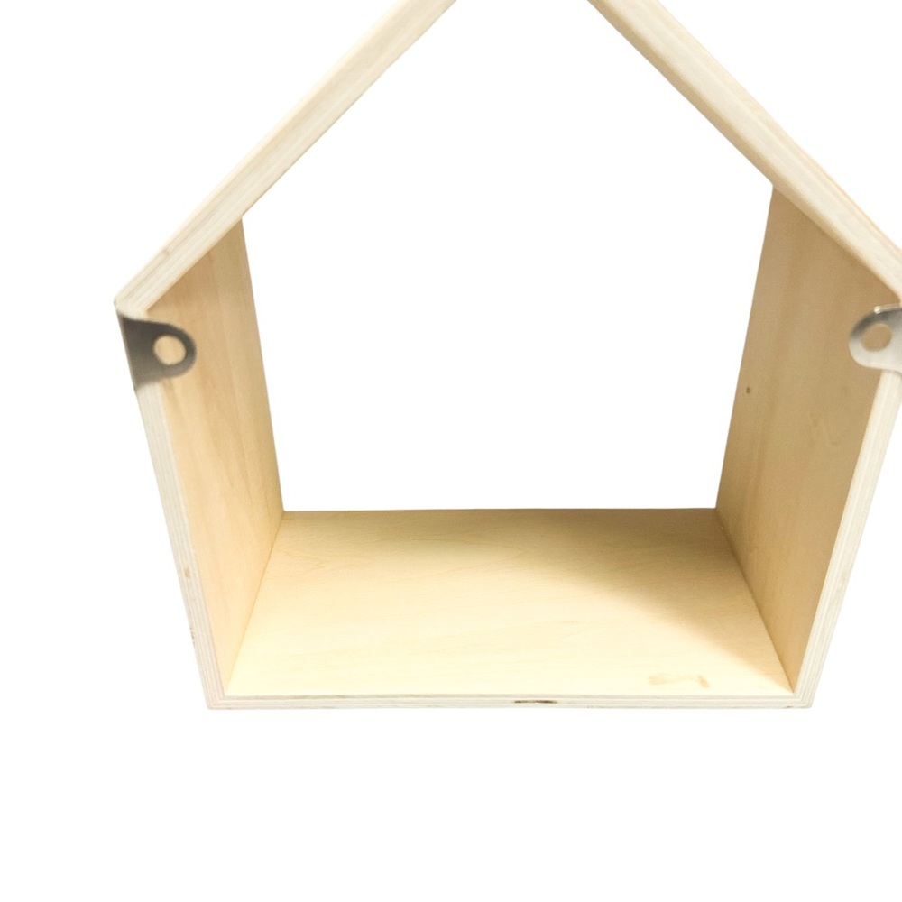 H&M Light Wood House-Shaped Wall Shelf - Picture 2 of 3